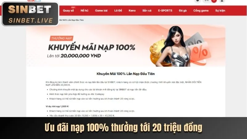 Hoàn trả hàng ngày cho các trò chơi casino